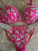 Custom Pink Mirage Themewear Bikini and wings $899 or bikini only $449.99