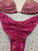 Rental #6 Hot Fuchsia S.G. Small Standard Top/Brazilian Cheeky