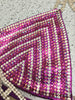 Custom Chevron Rainbow Deluxe Competition Bikini