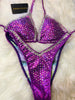 Custom Wellness/Euro cut Competition Bikinis purple
