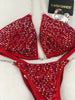 Custom Competition Bikinis Multitone (strawberry red)