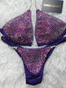 Custom Competition Bikinis Luxe Elevate Purple Rose