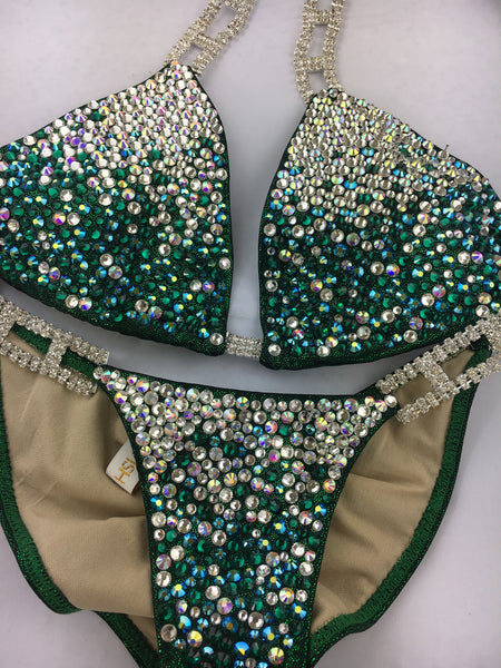 Quick View Competition Bikinis Green Bubble Deluxe Diamond Princess 