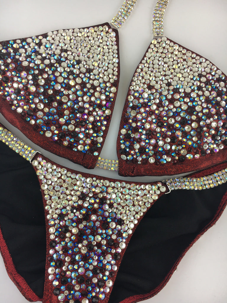Quick View Competition Bikinis Red Bubble Deluxe Diamond Princess Swarovski crystals