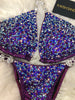 Custom Competition Bikinis purple blue