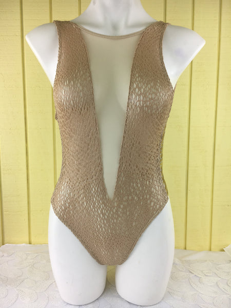 Custom Ravish nude/mesh one piece version 2