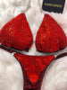 Custom Competition Bikinis Ravishing Ruby Red