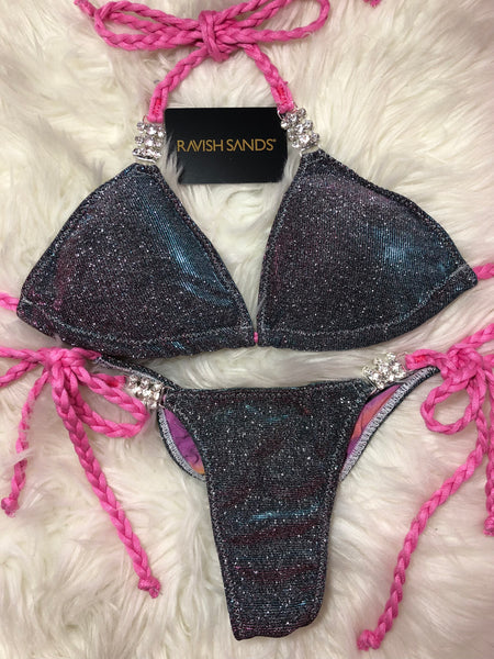 Custom Glitter  Posing Bikini (2-3 weeks production time $129 or 4 weeks $99)