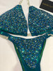 Custom Competition Bikinis Multitone (green peacock)