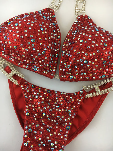 Quick View Competition Bikinis Red Confetti Bliss