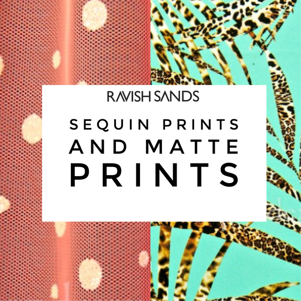 Swim and Competition (Sequin) Bikini Fabric Sample Swatches (8-10 per order) Matte PRINTS Part 3 of 4