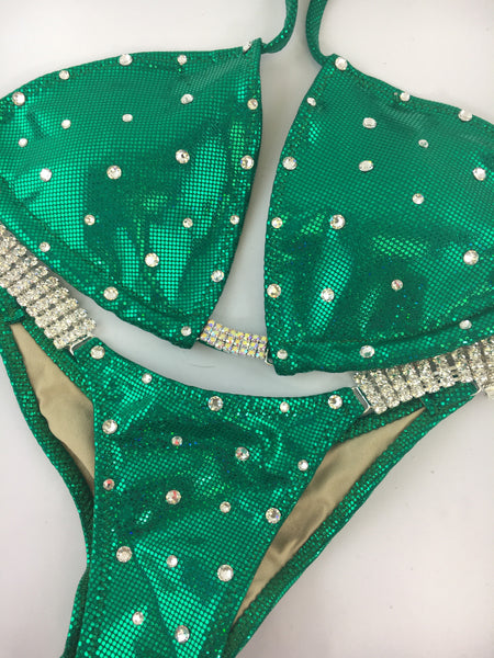 Custom Special $150  Choose any color swatch/fabric (3 connectors)Competition Bikini