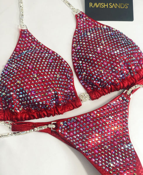 Red Competiton Bikini