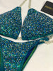 Custom Competition Bikinis Multitone (green peacock)