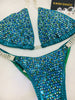 Custom Competition Bikinis Mermaid Teal