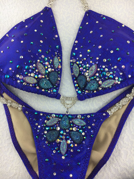 Custom Bedazzled Lilyburst Competition Bikini