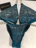 Custom Competition Bikinis Multitone (green peacock)Color AB