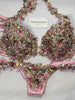 Custom Ice Pink Topaz Glaze Themewear bikini