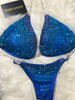 Custom Competition Bikinis Multitone sideways gradient (blue/aqua)
