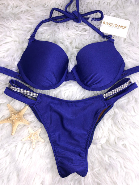 Custom Underwire Bra Pool party bling /any swatch color) ***(SUIT SOLD PER PIECE OR SET, price varies)