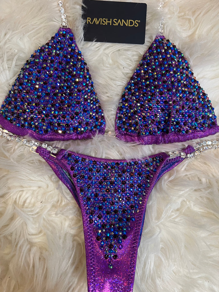 Custom Competition Bikinis purple