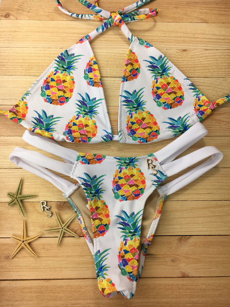 Custom Pineapple Double Band with Triangle Top