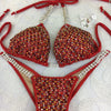 Quick View Competition Bikinis Red Bling Luxe
