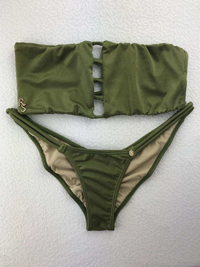 Custom Olive Army Green Vixen Seamless Bikini***(SUIT SOLD PER PIECE OR SET, price varies)