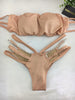 Custom  Rose/Champagne Multi String Bikini Custom Made to order***(SUIT SOLD PER PIECE OR SET, price varies)