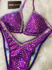Custom Wellness/Euro cut Competition Bikinis purple