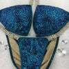 Molded cup included , Extravagant Glam Competition Bikinis Custom any color fabric wiLimited time Special (any fabric combo) crystal option:Jet AB, Aqua AB, Light Siam AB, OR Peridot AB ONLY