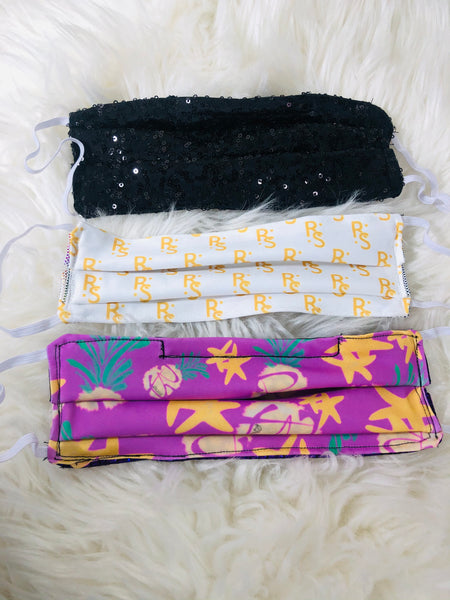 3 pack Washable Face mask (not hospital grade)