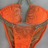 Glitz Matte Orange Small Top/Micro Cheeky Quick Ship