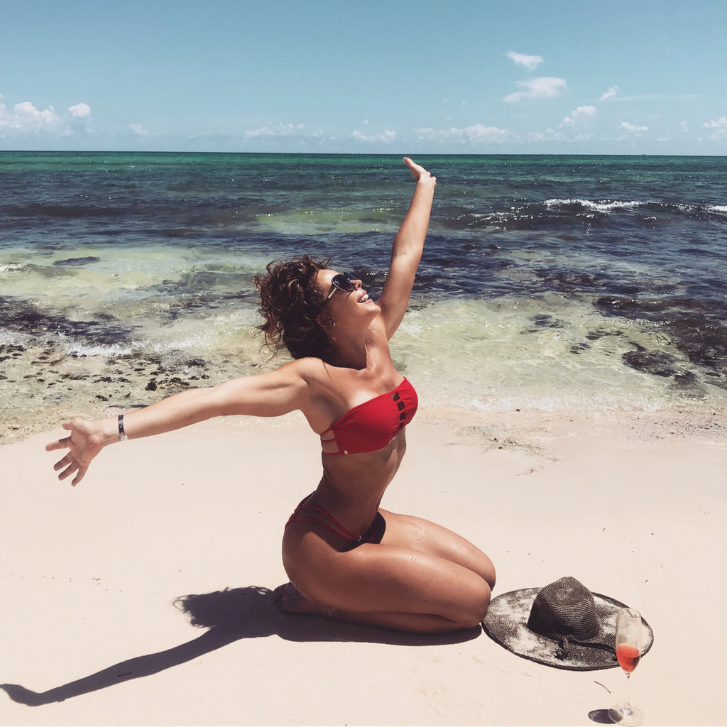 Custom Red Vixen Seamless Multistring Bikini (Custom Made to Order) Sami***(SUIT SOLD PER PIECE OR SET, price varies)