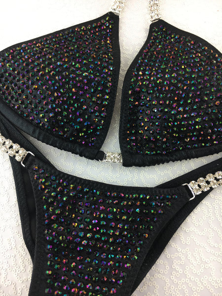Quick View Competition Bikinis Black Bling Luxe Swarovski
