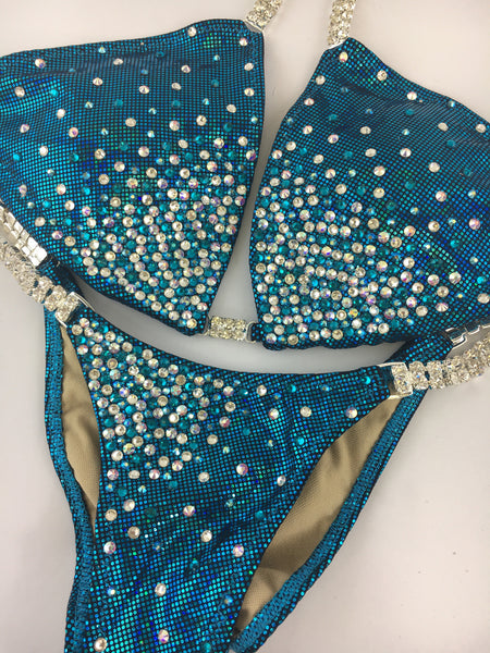 Quick View Competition Bikinis Blue Aurora Nights