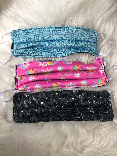 3 pack Washable Face mask (not hospital grade)