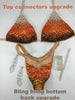 Custom Gradient Deluxe Lux Figure/physique Competition Suit $655+