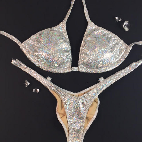 White Silver Snake ELF $135(Tina Pro Front/Procut Back B Cup)