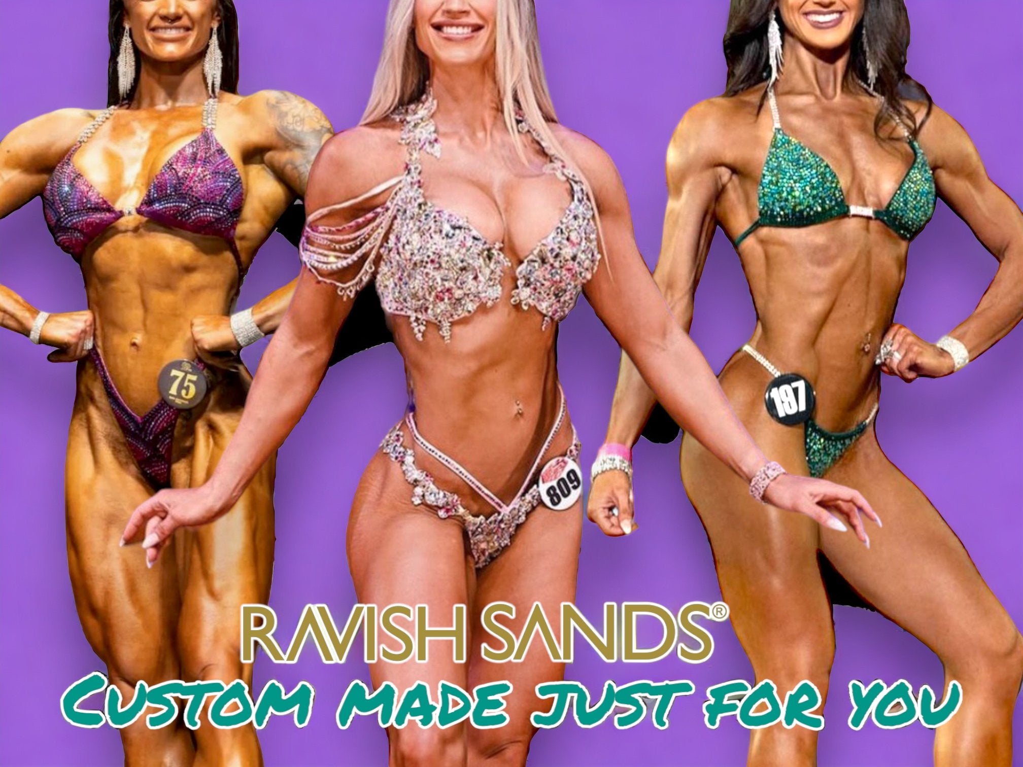 custom Competition bikini by Ravish Sands – Ravish Sands